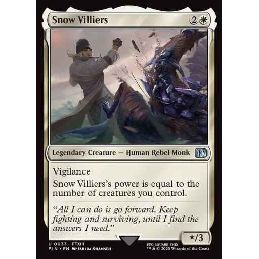 Final Fantasy - 33 - Snow Villiers - Uncommon - W - Non-foil