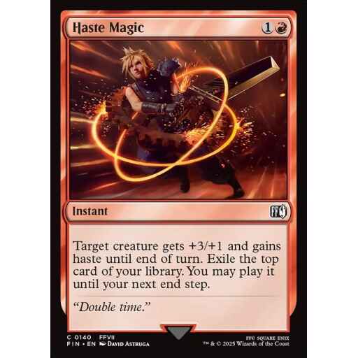 Final Fantasy - 140 - Haste Magic - Common - R - Non-foil