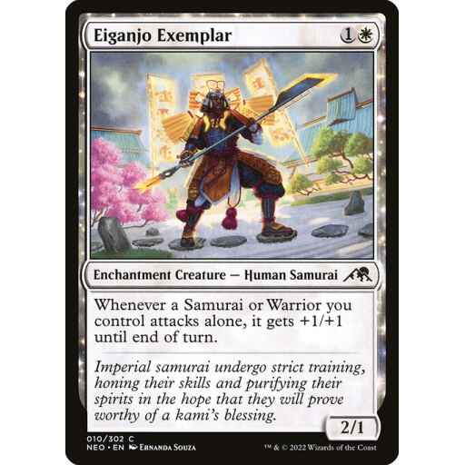 Kamigawa: Neon Dynasty - 10 - Eiganjo Exemplar - Common - W - Non-foil