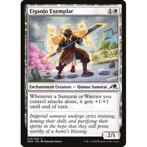 Kamigawa: Neon Dynasty - 10 - Eiganjo Exemplar - Common - W - Non-foil