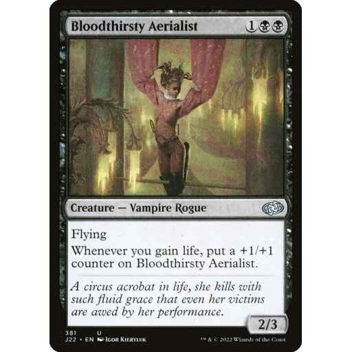 Jumpstart 2022 - 381 - Bloodthirsty Aerialist - Uncommon - B - Non-foil