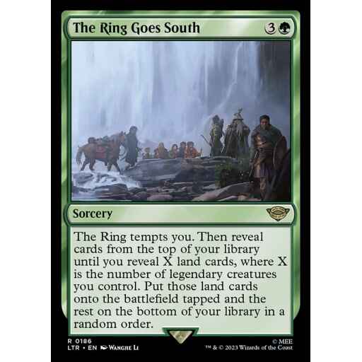 The Lord of the Rings: Tales of Middle-earth - 186 - The Ring Goes South - Rare - G - Non-foil