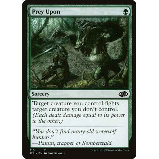 Jumpstart 2022 - 710 - Prey Upon - Common - G - Non-foil
