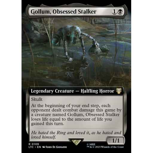 Tales of Middle-earth Commander - 109 - Gollum, Obsessed Stalker - Rare - B - Non-foil