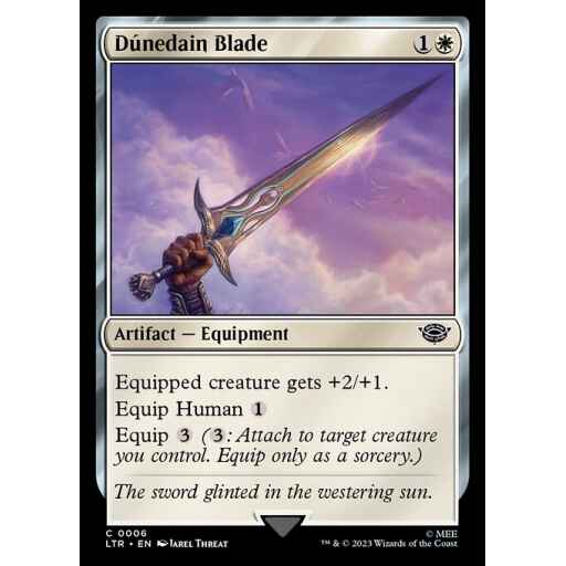 The Lord of the Rings: Tales of Middle-earth - 6 - Dúnedain Blade - Common - W - Foil