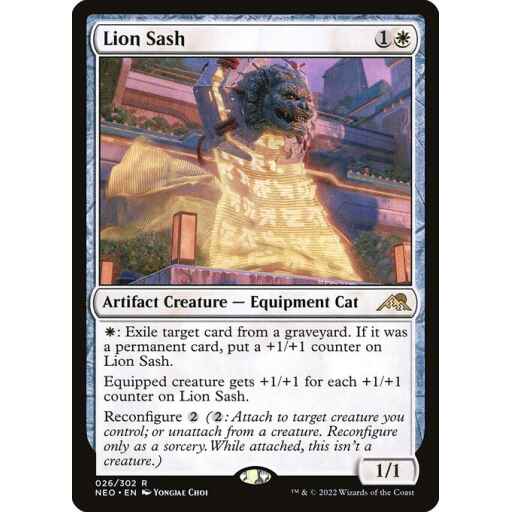 Kamigawa: Neon Dynasty - 26 - Lion Sash - Rare - W - Non-foil