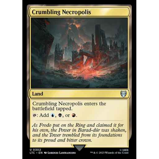 Tales of Middle-earth Commander - 302 - Crumbling Necropolis - Uncommon - C - Non-foil
