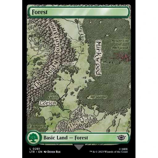 The Lord of the Rings: Tales of Middle-earth - 281 - Forest - Common - C - Non-foil