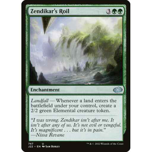 Jumpstart 2022 - 747 - Zendikar's Roil - Uncommon - G - Non-foil