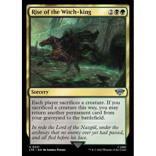The Lord of the Rings: Tales of Middle-earth - 221 - Rise of the Witch-king - Uncommon - BG - Non-foil