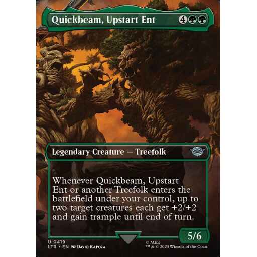 The Lord of the Rings: Tales of Middle-earth - 419 - Quickbeam, Upstart Ent - Uncommon - G - Non-foil