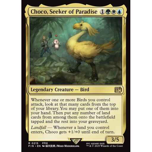 Final Fantasy - 215 - Choco, Seeker of Paradise - Rare - Multi - Non-foil