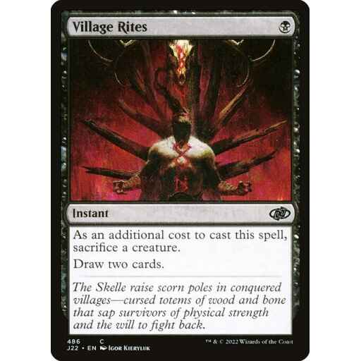 Jumpstart 2022 - 486 - Village Rites - Common - B - Non-foil