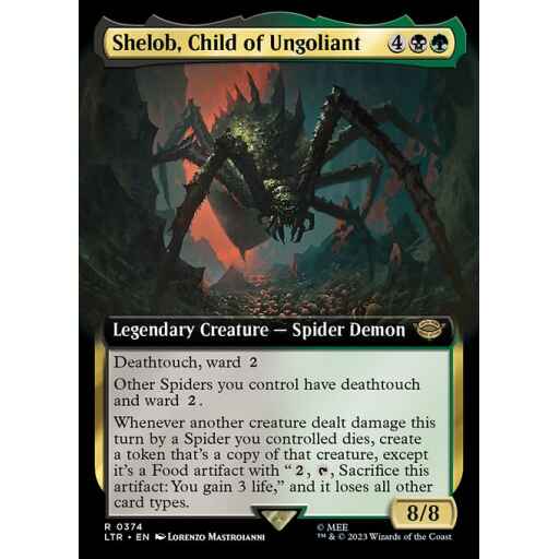 The Lord of the Rings: Tales of Middle-earth - 374 - Shelob, Child of Ungoliant - Rare - BG - Foil