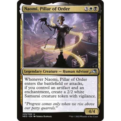 Kamigawa: Neon Dynasty - 229 - Naomi, Pillar of Order - Uncommon - WB - Non-foil