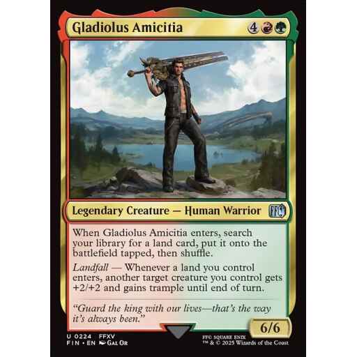 Final Fantasy - 224 - Gladiolus Amicitia - Uncommon - RG - Non-foil