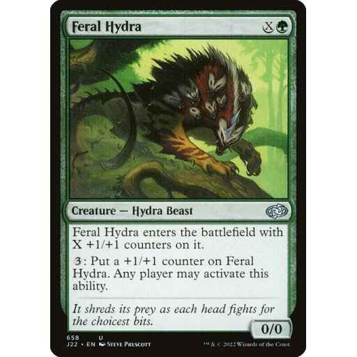 Jumpstart 2022 - 658 - Feral Hydra - Uncommon - G - Non-foil
