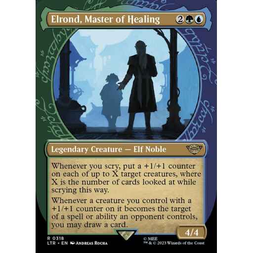 The Lord of the Rings: Tales of Middle-earth - 318 - Elrond, Master of Healing - Rare - UG - Non-foil