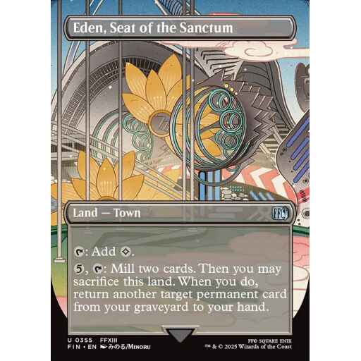 Final Fantasy - 355 - Eden, Seat of the Sanctum - Uncommon - C - Non-foil