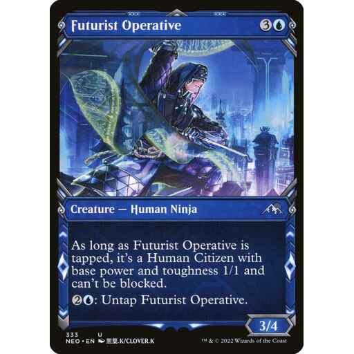 Kamigawa: Neon Dynasty - 333 - Futurist Operative - Uncommon - U - Non-foil
