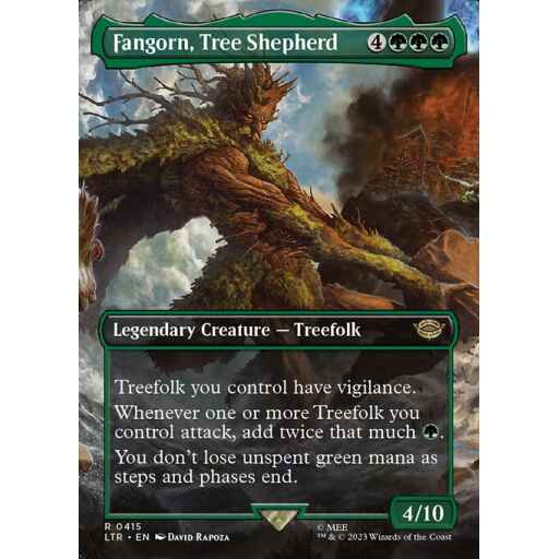 The Lord of the Rings: Tales of Middle-earth - 415 - Fangorn, Tree Shepherd - Rare - G - Non-foil