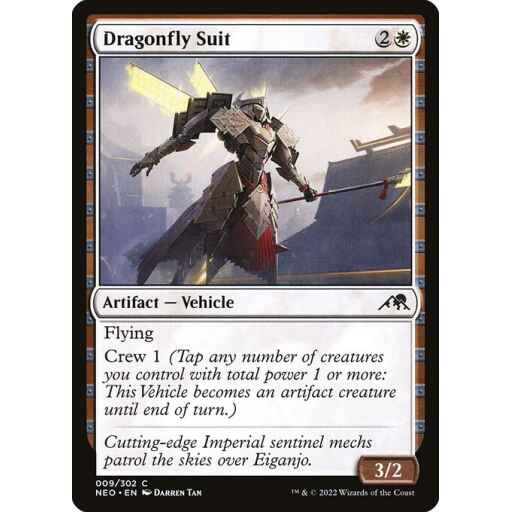 Kamigawa: Neon Dynasty - 9 - Dragonfly Suit - Common - W - Non-foil