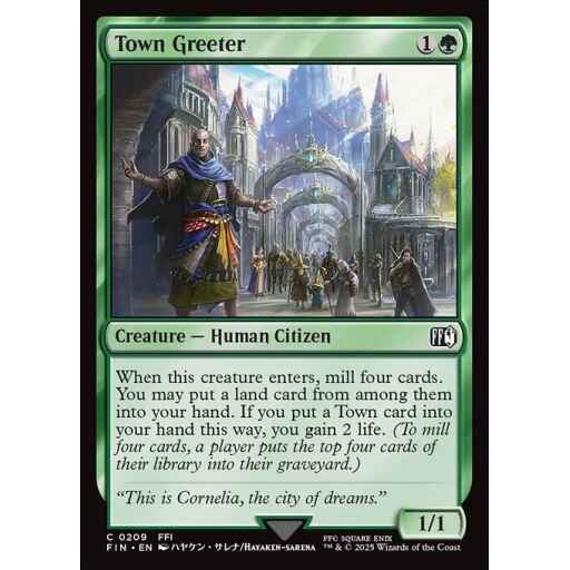 Final Fantasy - 209 - Town Greeter - Common - G - Non-foil