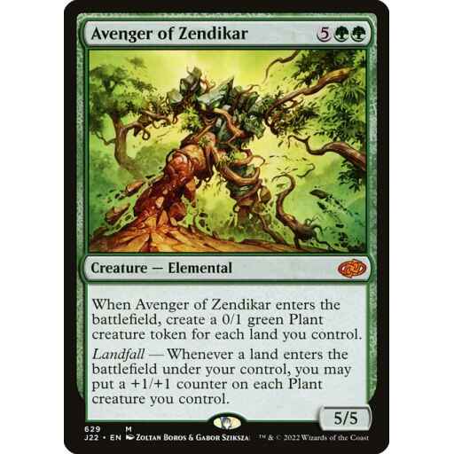 Jumpstart 2022 - 629 - Avenger of Zendikar - Mythic - G - Non-foil