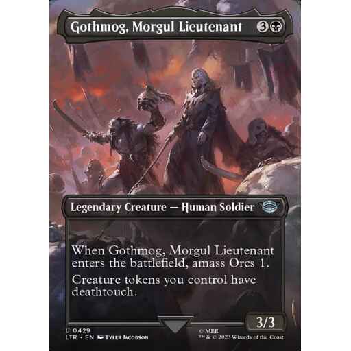 The Lord of the Rings: Tales of Middle-earth - 429 - Gothmog, Morgul Lieutenant - Uncommon - B - Non-foil