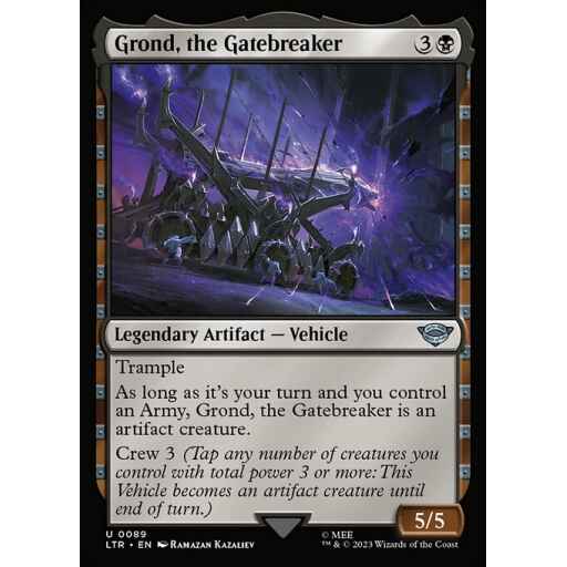 The Lord of the Rings: Tales of Middle-earth - 89 - Grond, the Gatebreaker - Uncommon - B - Non-foil