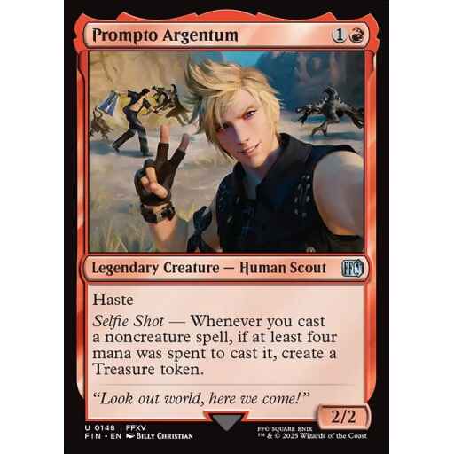 Final Fantasy - 148 - Prompto Argentum - Uncommon - R - Non-foil
