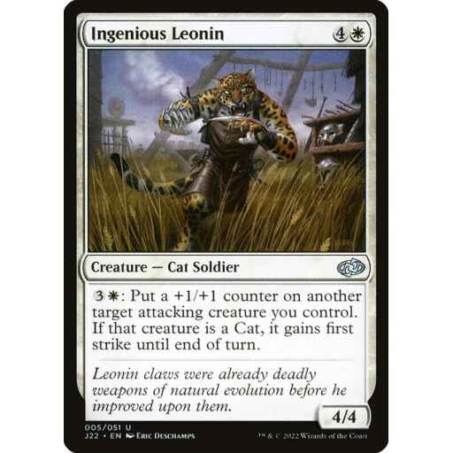 Jumpstart 2022 - 5 - Ingenious Leonin - Uncommon - W - Non-foil