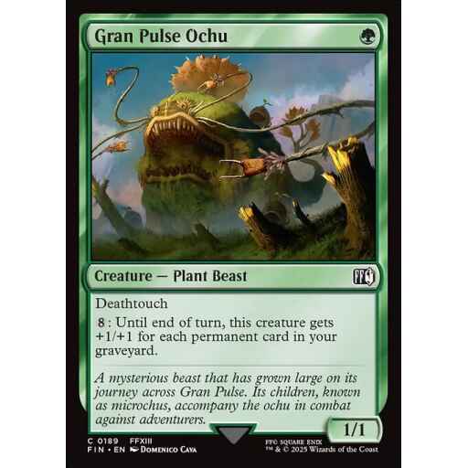 Final Fantasy - 189 - Gran Pulse Ochu - Common - G - Foil