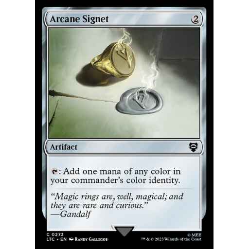 Tales of Middle-earth Commander - 273 - Arcane Signet - Common - C - Non-foil