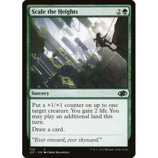 Jumpstart 2022 - 724 - Scale the Heights - Common - G - Non-foil