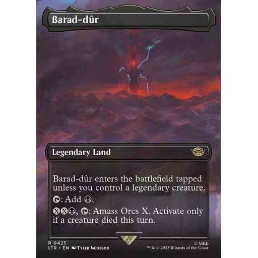 The Lord of the Rings: Tales of Middle-earth - 425 - Barad-dûr - Rare - C - Foil
