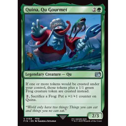 Final Fantasy - 194 - Quina, Qu Gourmet - Uncommon - G - Non-foil