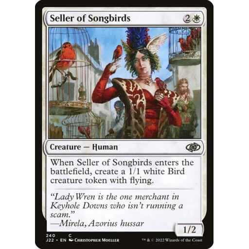 Jumpstart 2022 - 240 - Seller of Songbirds - Common - W - Non-foil