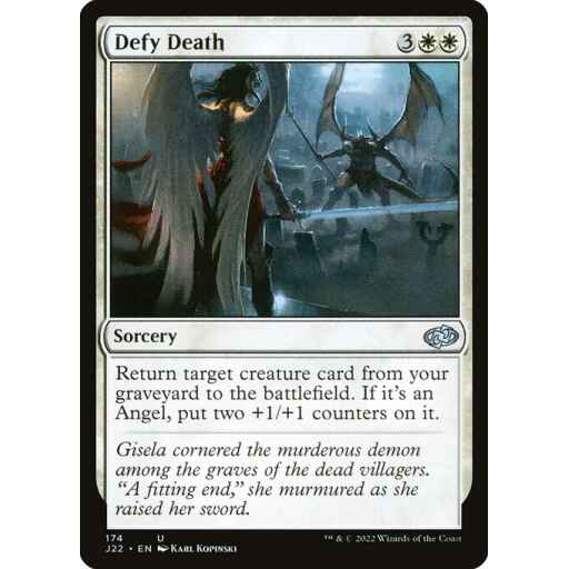 Jumpstart 2022 - 174 - Defy Death - Uncommon - W - Non-foil