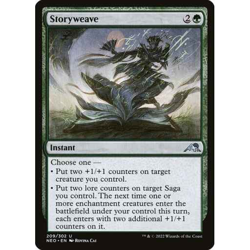Kamigawa: Neon Dynasty - 209 - Storyweave - Uncommon - G - Non-foil