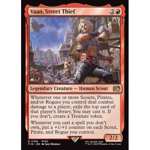 Final Fantasy - 168 - Vaan, Street Thief - Rare - R - Non-foil