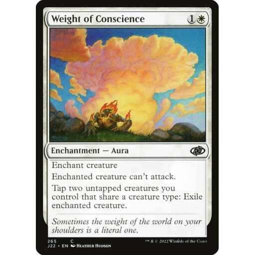 Jumpstart 2022 - 265 - Weight of Conscience - Common - W - Non-foil