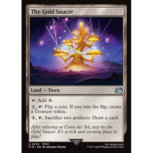 Final Fantasy - 279 - The Gold Saucer - Uncommon - C - Non-foil