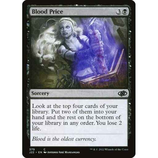 Jumpstart 2022 - 379 - Blood Price - Common - B - Non-foil