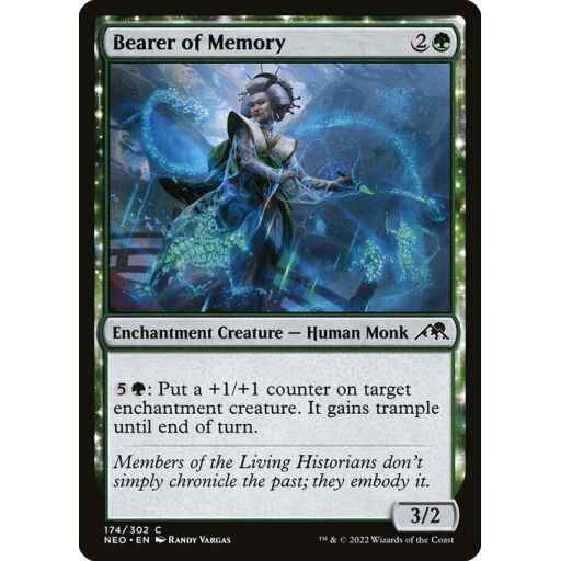 Kamigawa: Neon Dynasty - 174 - Bearer of Memory - Common - G - Non-foil