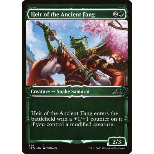 Kamigawa: Neon Dynasty - 325 - Heir of the Ancient Fang - Common - G - Non-foil