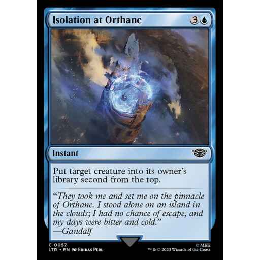 The Lord of the Rings: Tales of Middle-earth - 57 - Isolation at Orthanc - Common - U - Non-foil