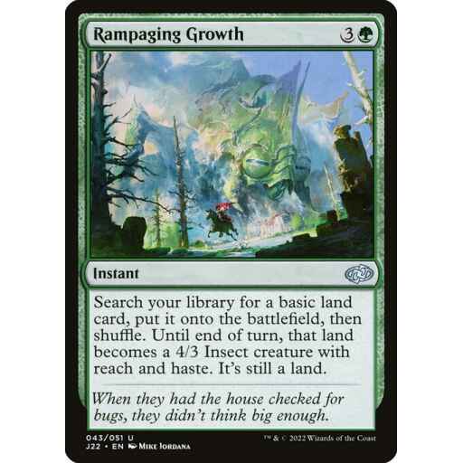 Jumpstart 2022 - 43 - Rampaging Growth - Uncommon - G - Non-foil