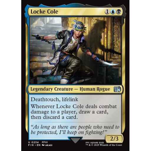 Final Fantasy - 234 - Locke Cole - Uncommon - UB - Foil
