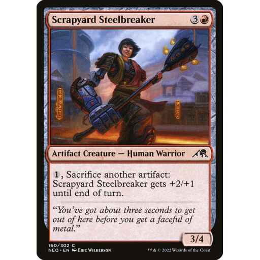 Kamigawa: Neon Dynasty - 160 - Scrapyard Steelbreaker - Common - R - Non-foil